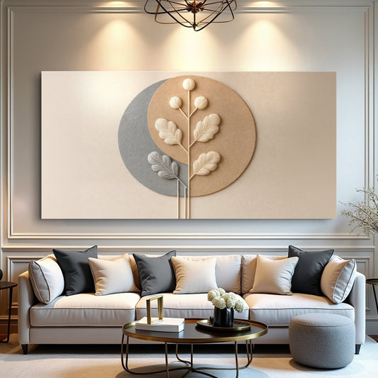 Modern Abstract Minimalist XII – Textured Neutral Wall Art
