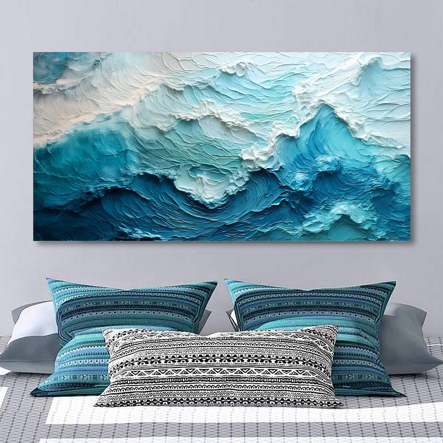 Blue Ocean Seascape II – Modern Coastal Wall Art