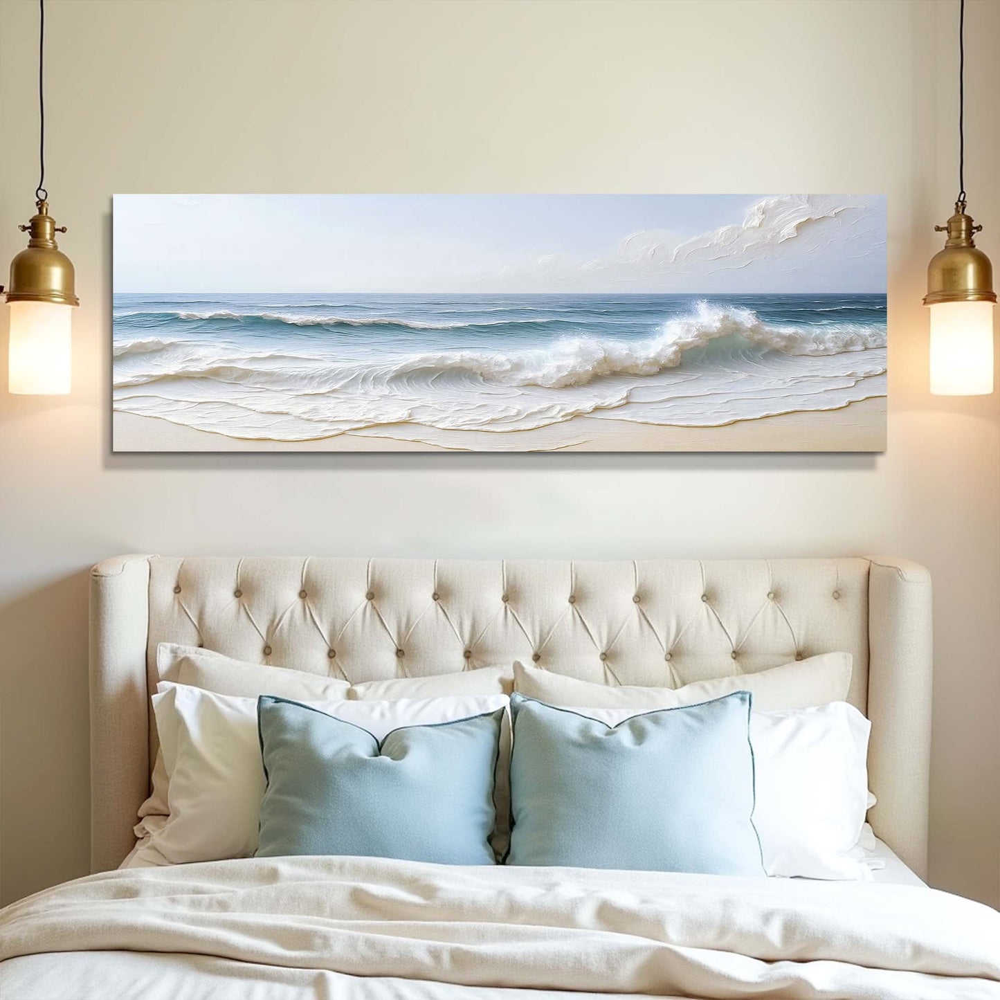 Ocean Wave Seascape – Coastal Shoreline Wall Art