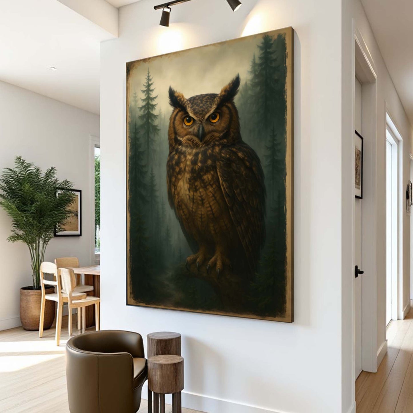 Watcher of the Woods – Owl Wall Art
