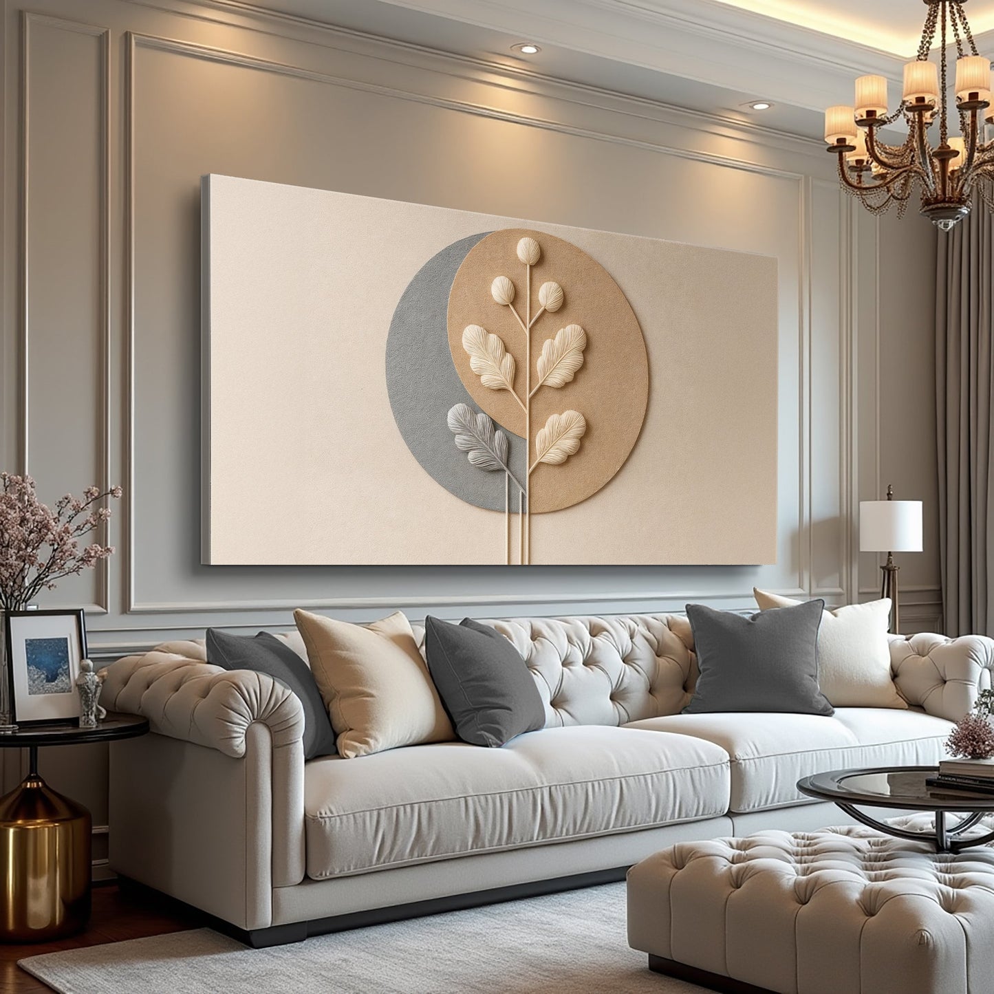 Modern Abstract Minimalist XII – Textured Neutral Wall Art