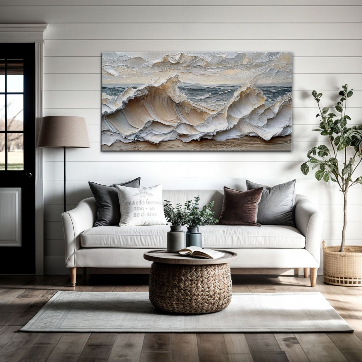 Ocean Waves – Textured Coastal Wall Art
