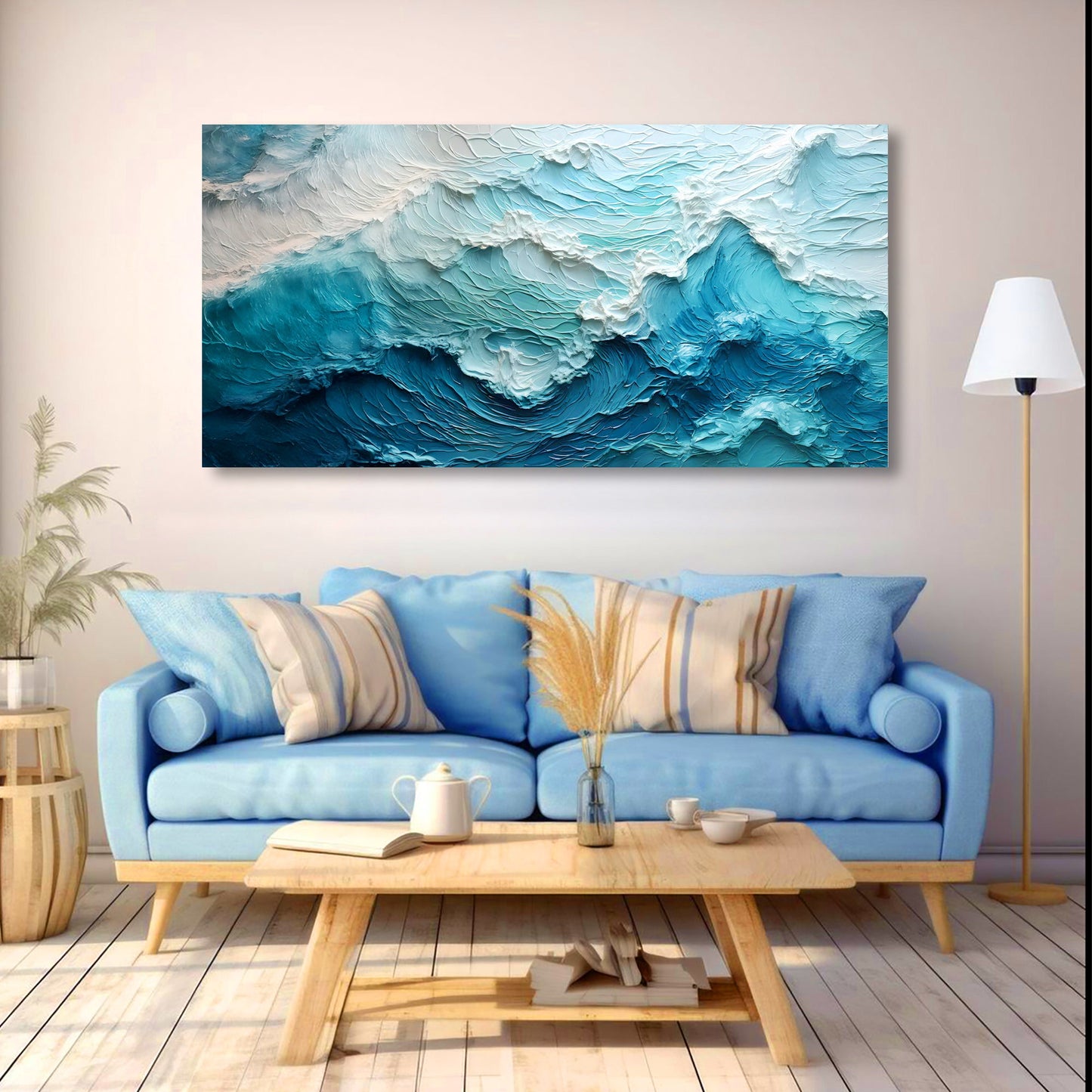 Blue Ocean Seascape II – Modern Coastal Wall Art