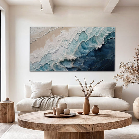 Crashing Coastal Waves – Ocean Shoreline Wall Art