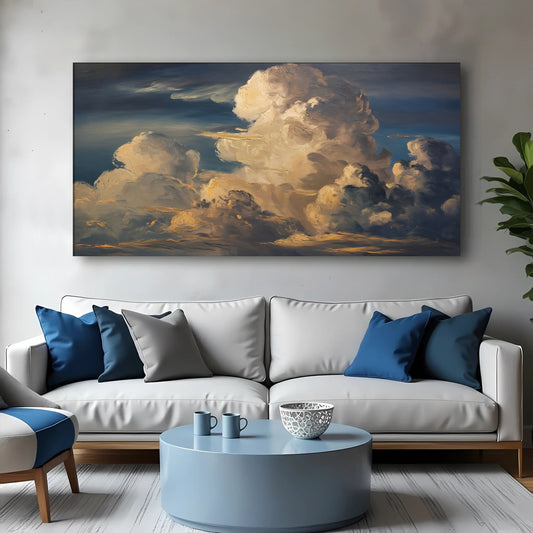 Daydreams in the Clouds, Cloud Canvas Wall Art, Serene Sky Decor
