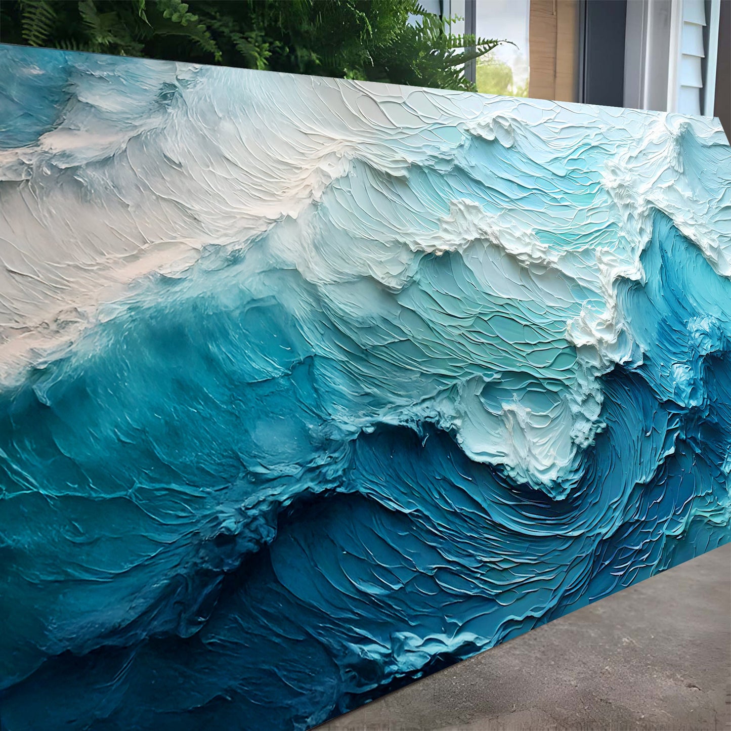 Blue Ocean Seascape II – Modern Coastal Wall Art