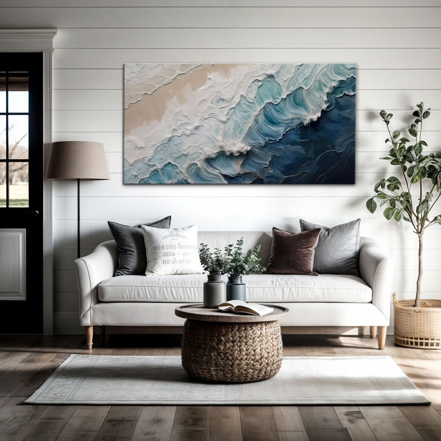 Crashing Coastal Waves – Ocean Shoreline Wall Art