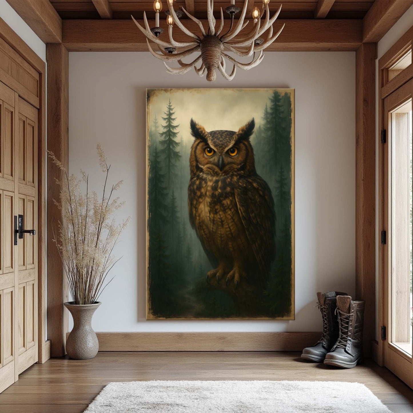 Watcher of the Woods – Owl Wall Art