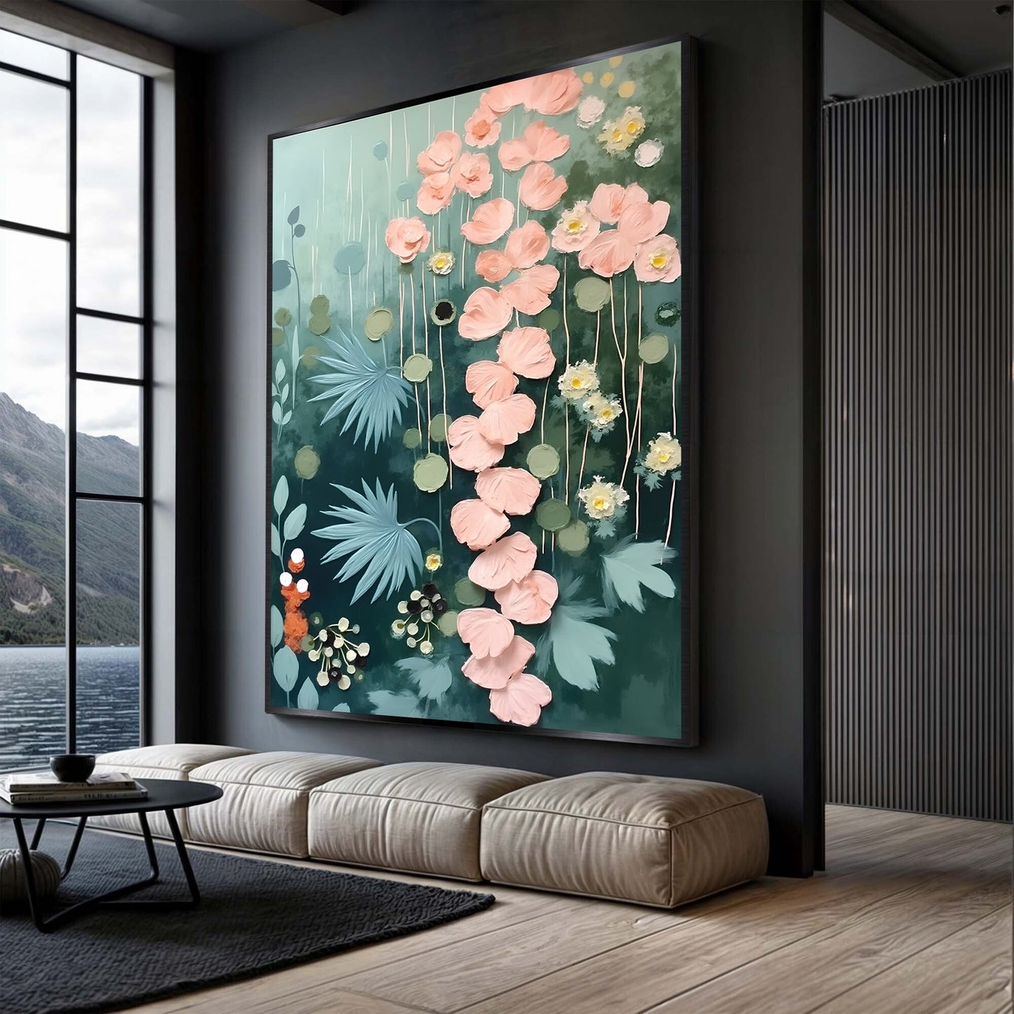 Secret Garden Wall Art II — Modern Botanical Canvas Wall Art