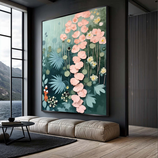 Secret Garden Wall Art II — Modern Botanical Canvas Wall Art