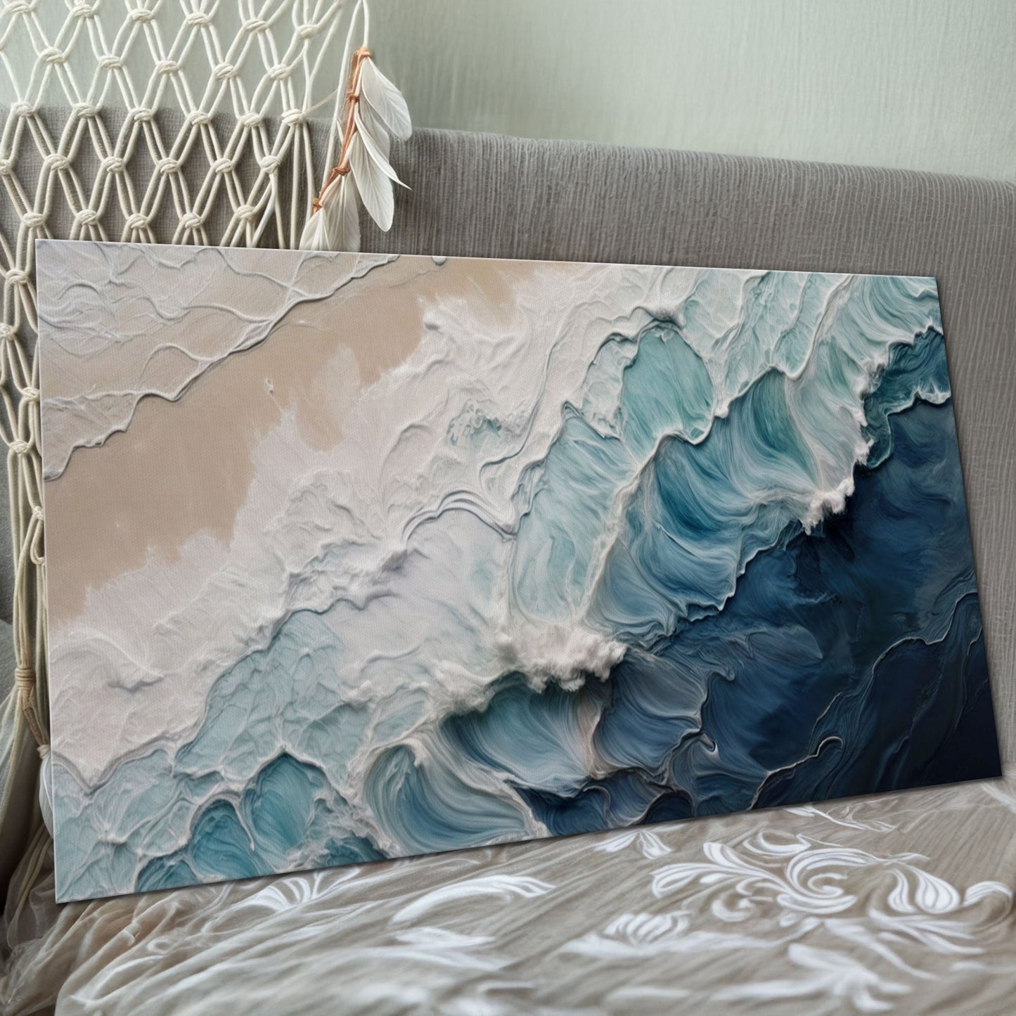 Crashing Coastal Waves – Ocean Shoreline Wall Art