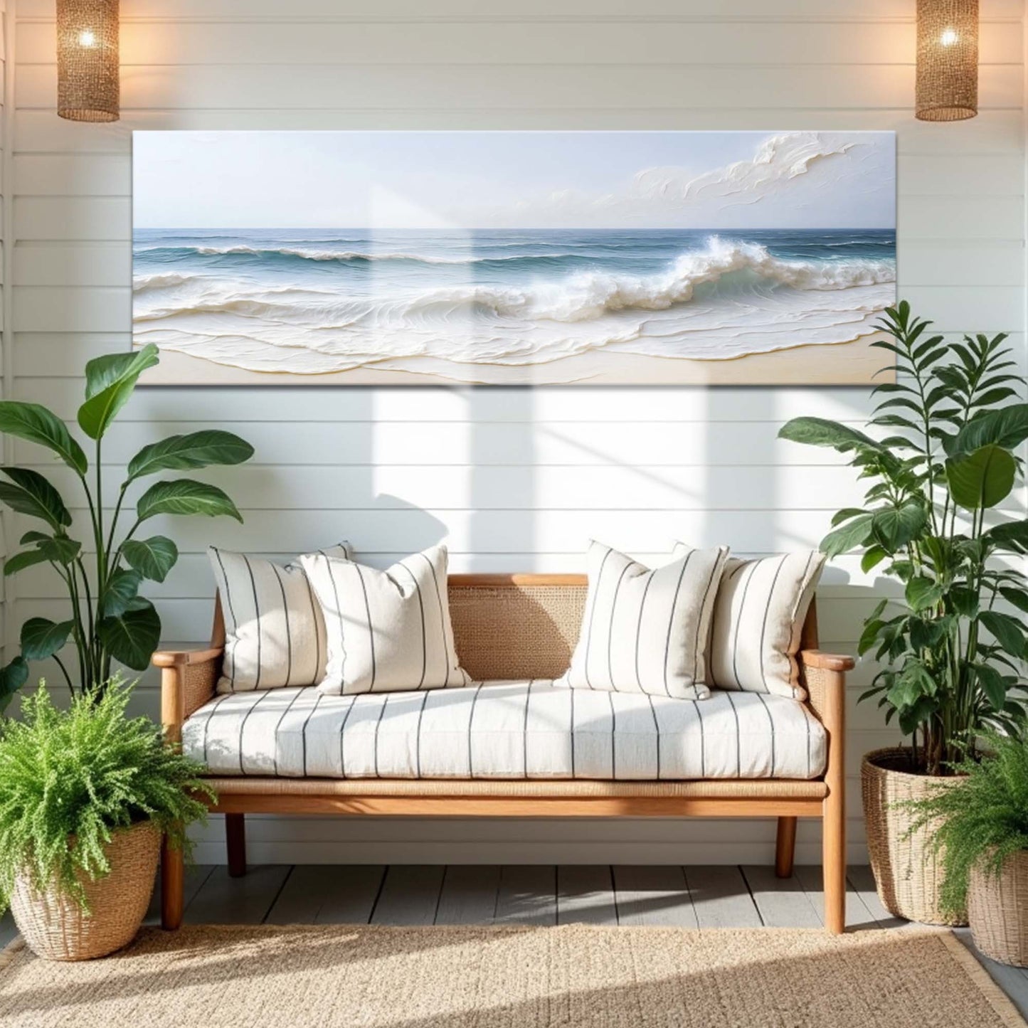 Ocean Wave Seascape – Coastal Shoreline Wall Art