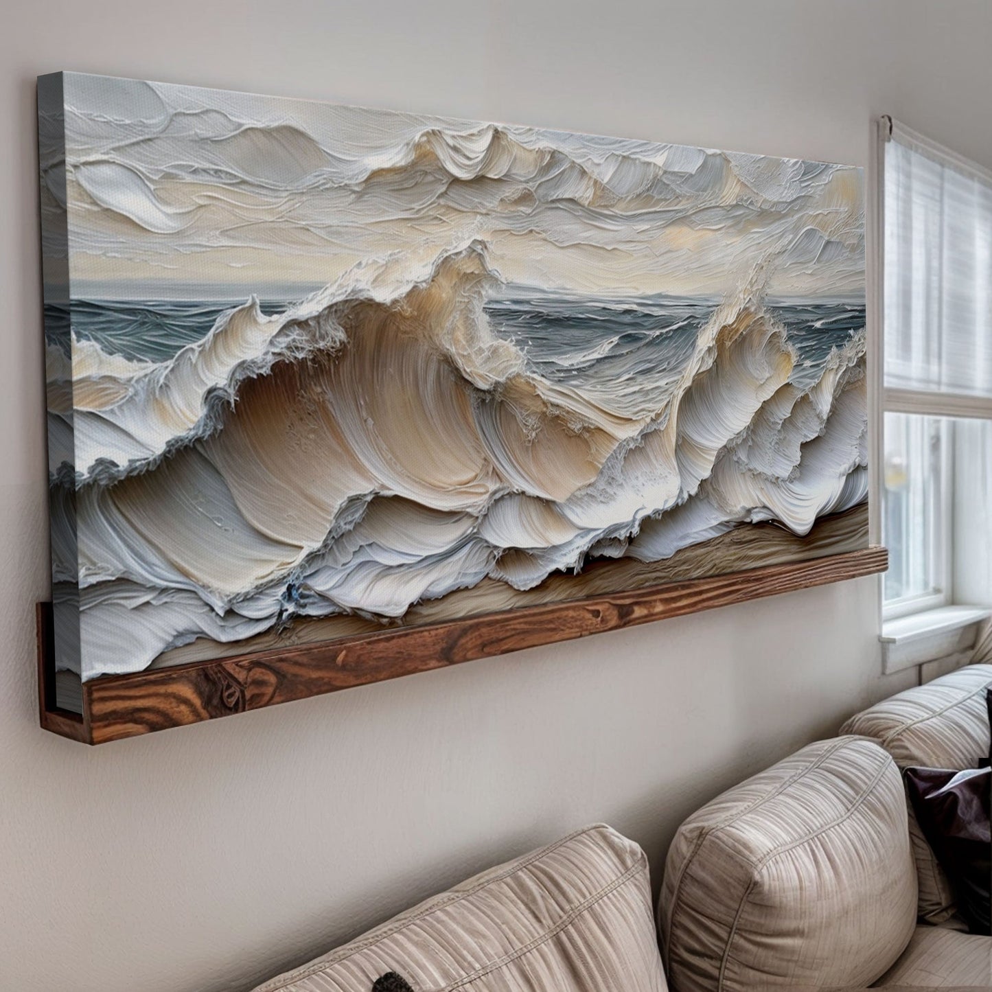 Ocean Waves – Textured Coastal Wall Art