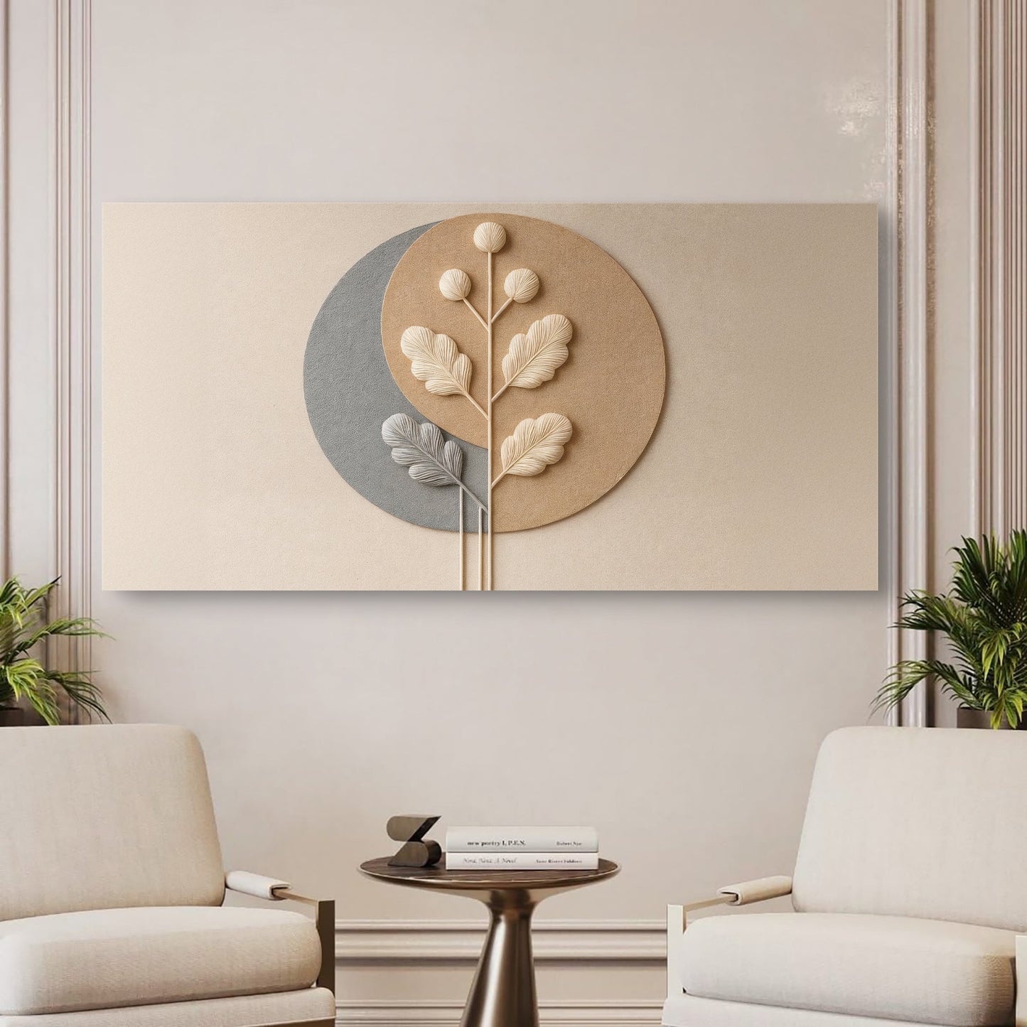 Modern Abstract Minimalist XII – Textured Neutral Wall Art