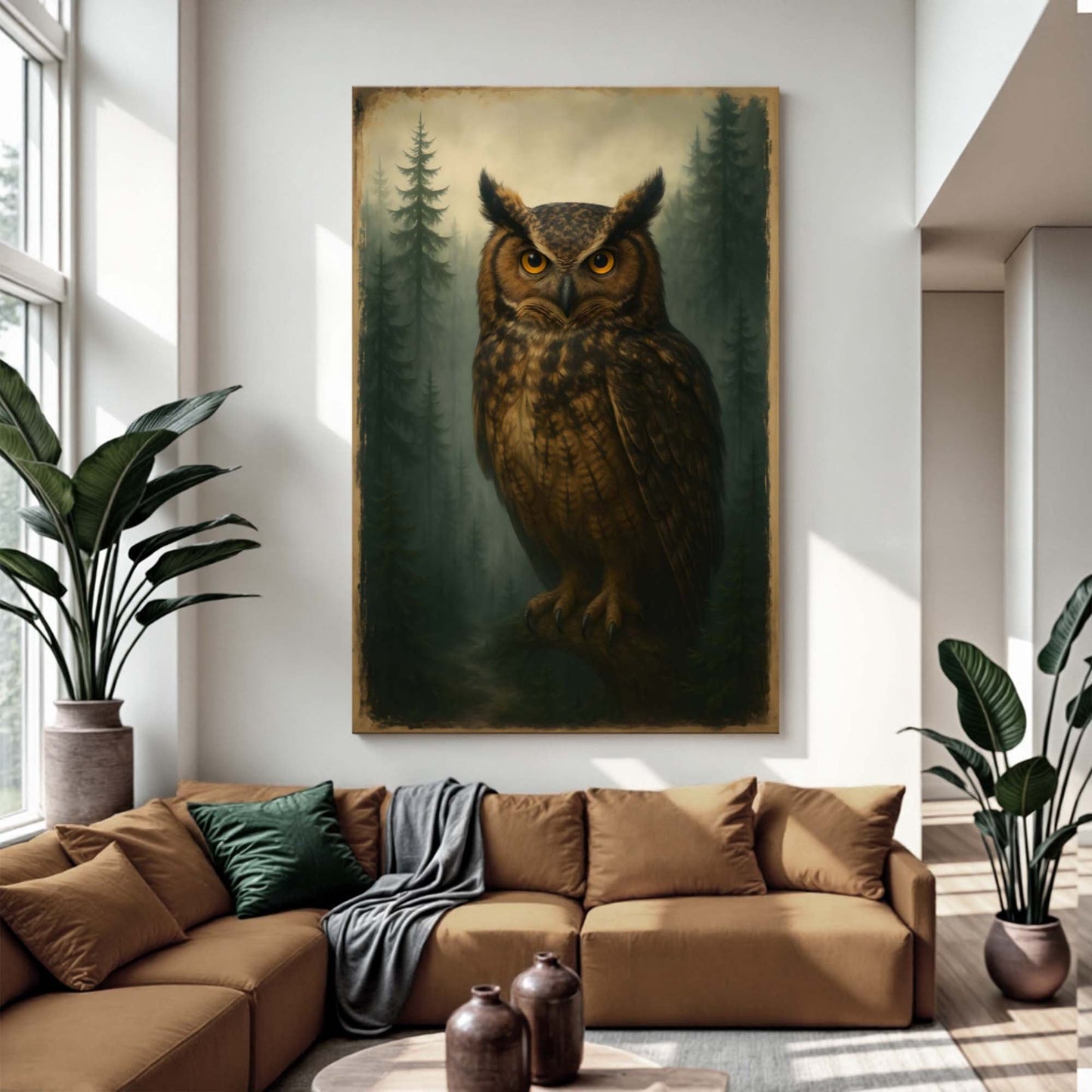 Watcher of the Woods – Owl Wall Art