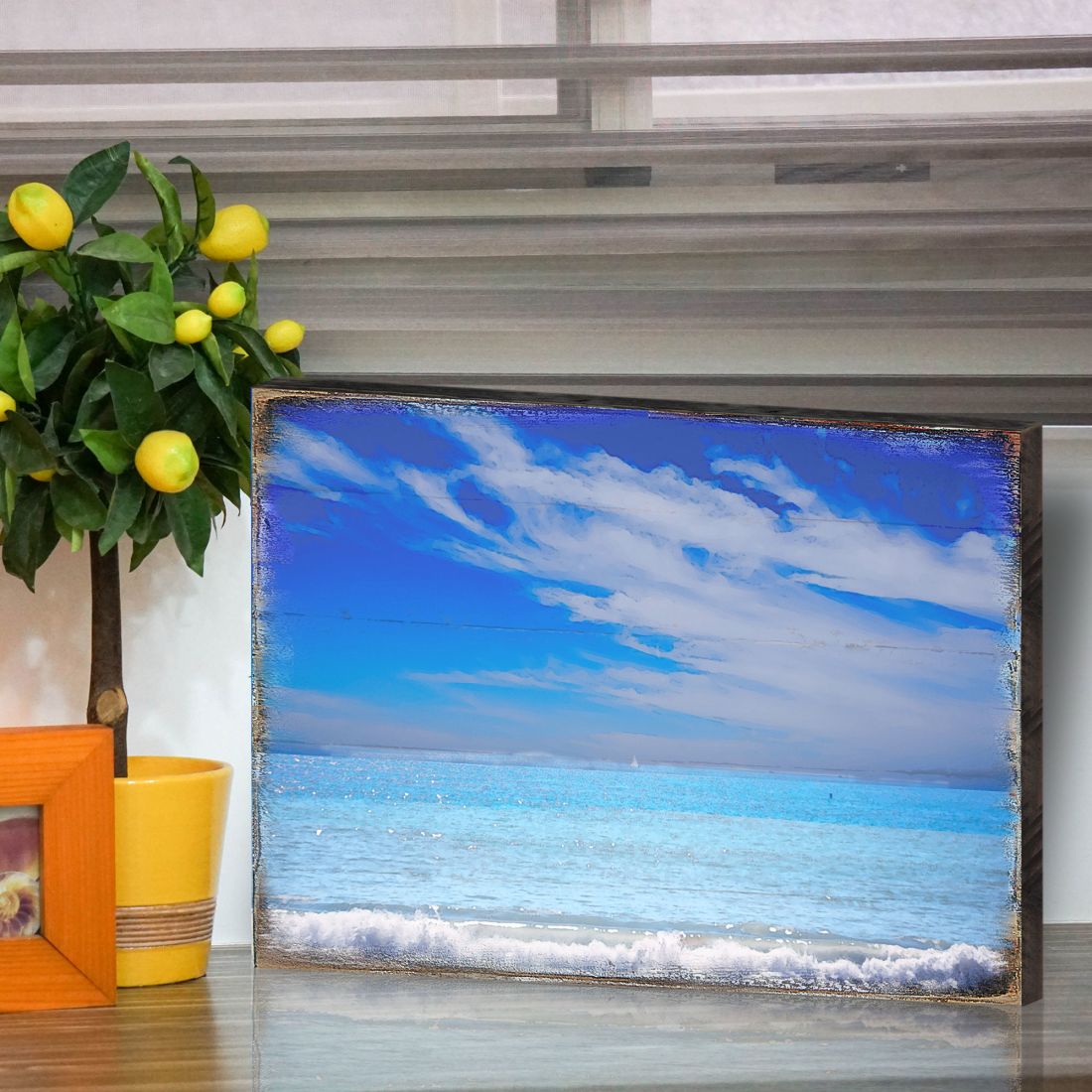 Beach Wood — Handcrafted Coastal Wooden Wall Art (Nature Wonders 95226‑3B)