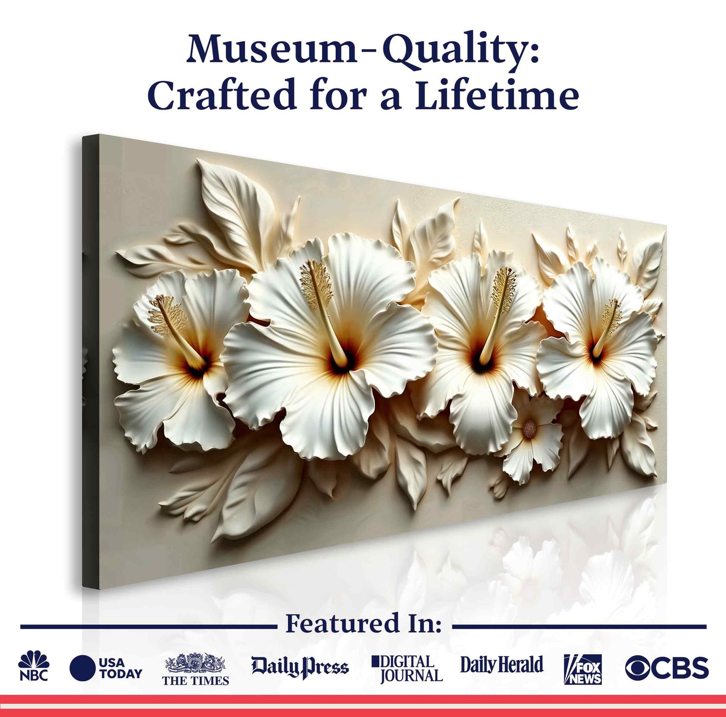 Floral Abstract Wall Art VII — Textured Neutral Botanical Canvas Wall Art