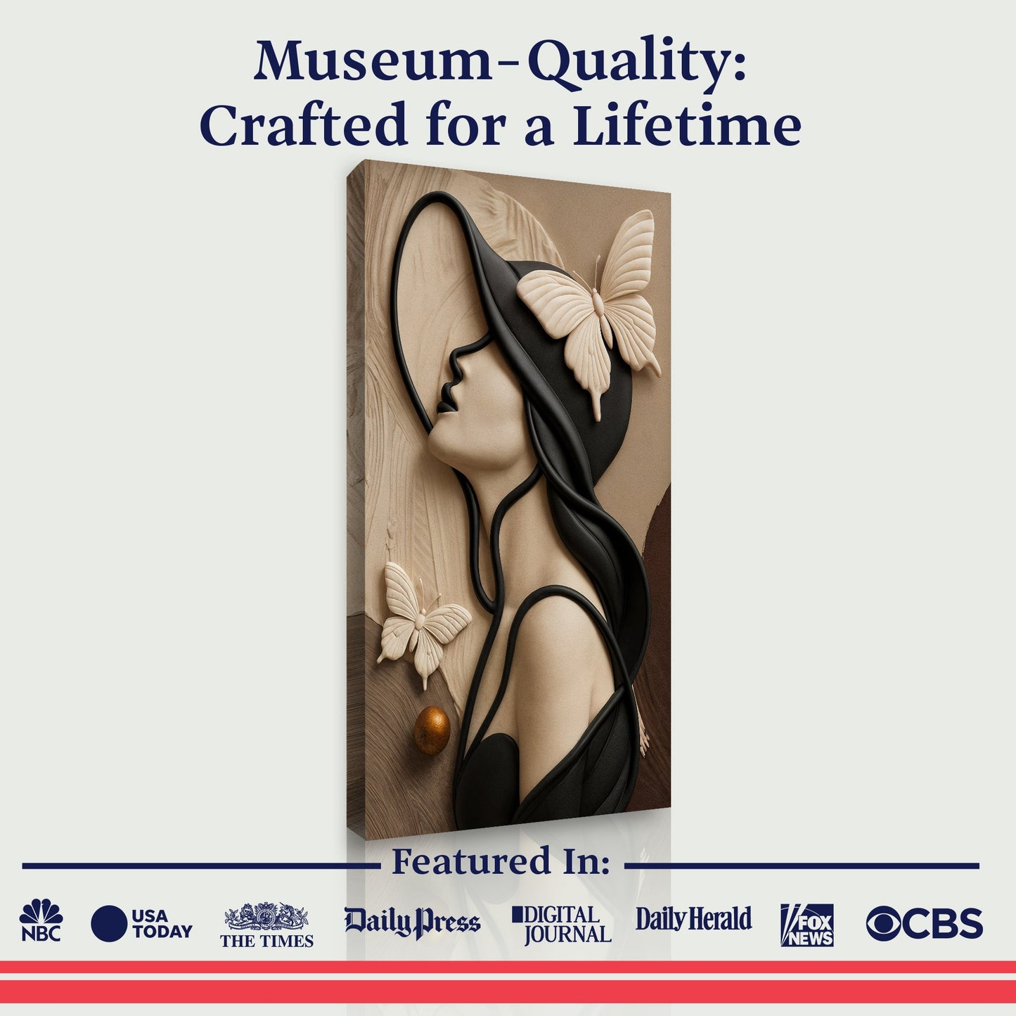 Soft Muse – Japandi Sculptural Silhouette Wall Art