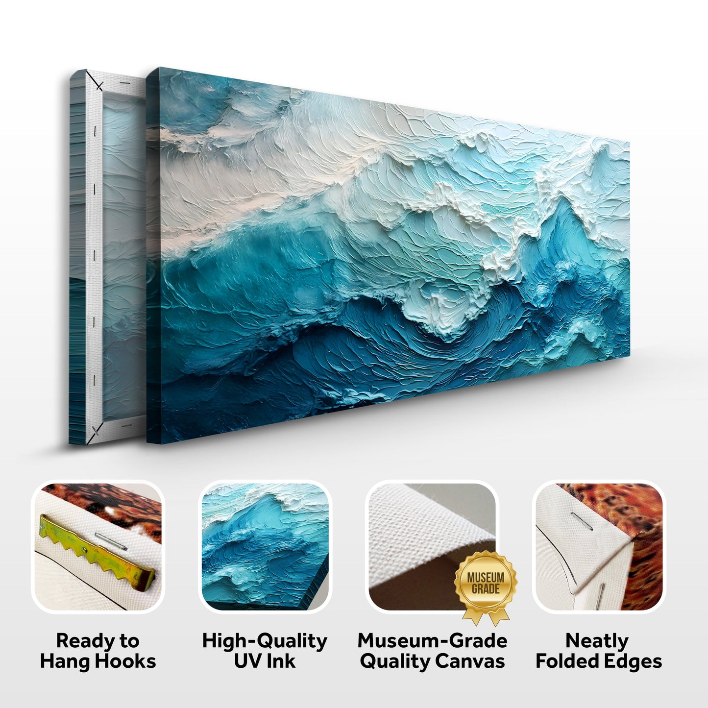Blue Ocean Seascape II – Modern Coastal Wall Art
