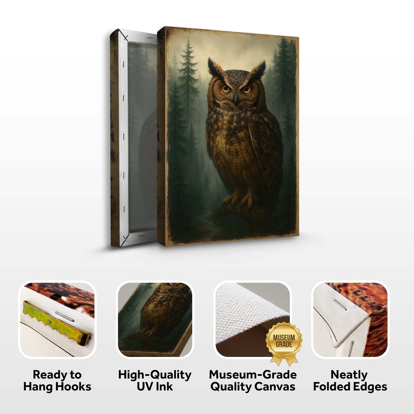 Watcher of the Woods – Owl Wall Art