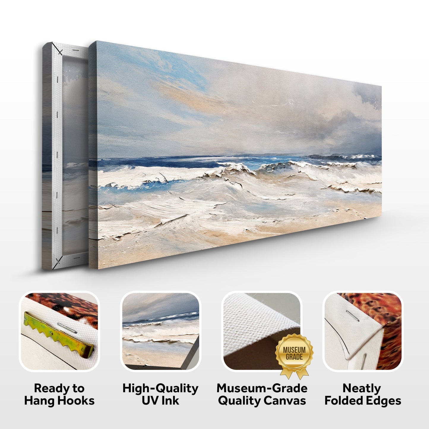 Ocean Wave Seascape IX – Coastal Shoreline Wall Art