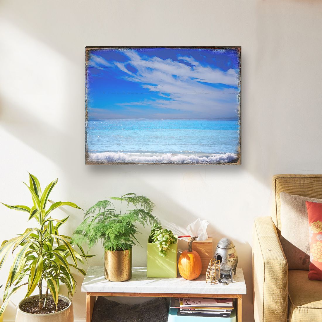 Beach Wood — Handcrafted Coastal Wooden Wall Art (Nature Wonders 95226‑3B)