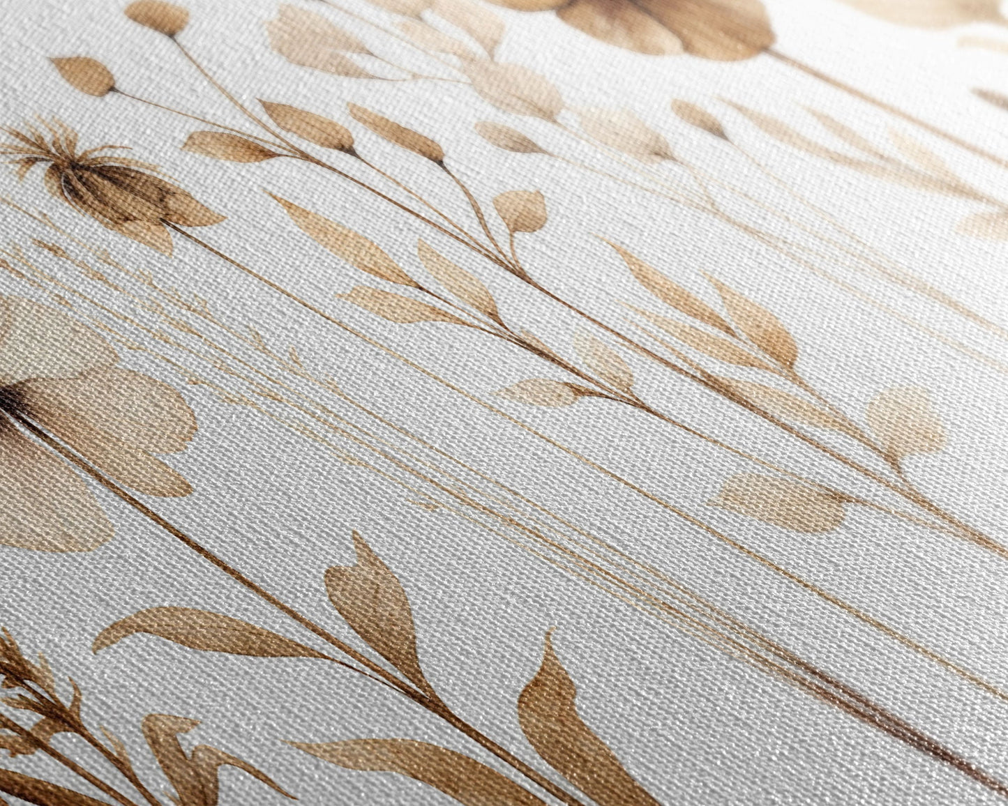 Minimalist Wildflower Botanical Wall Art Set – 3 Piece