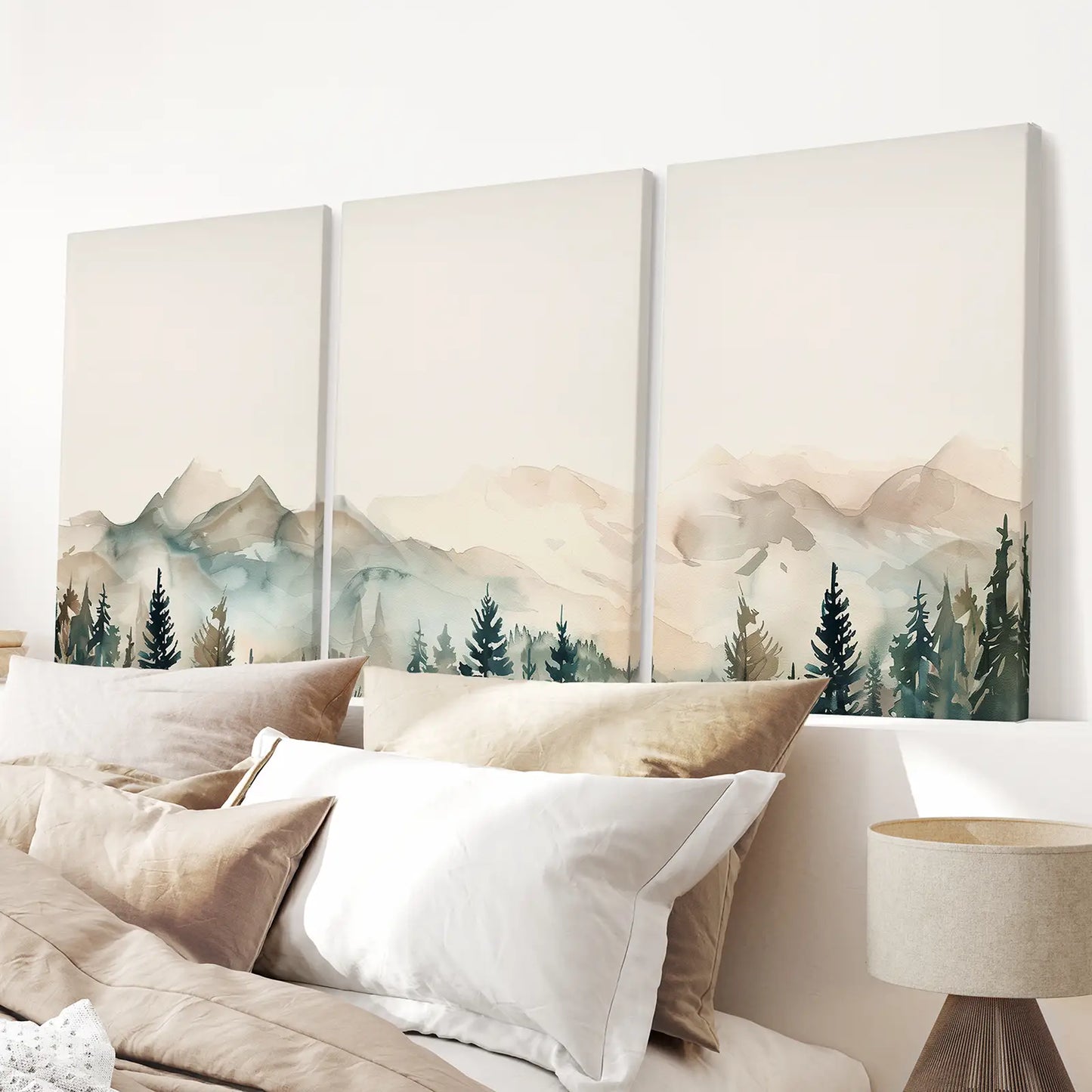 Nature Prints – Modern Minimal Forest Wall Art Set