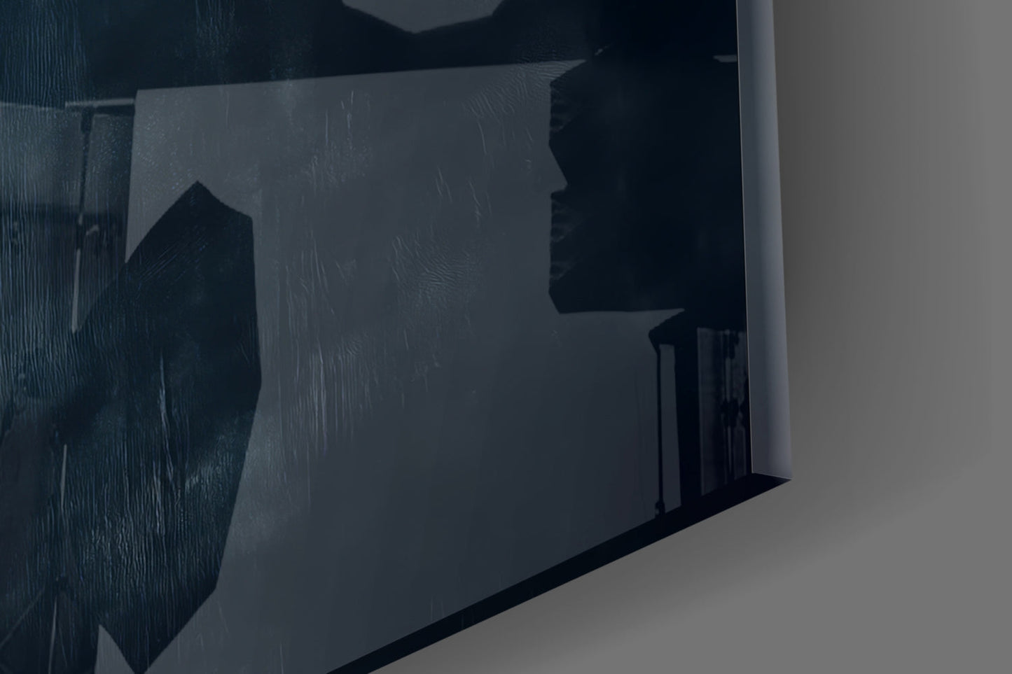Red Moon Rising – Glass Wall Art
