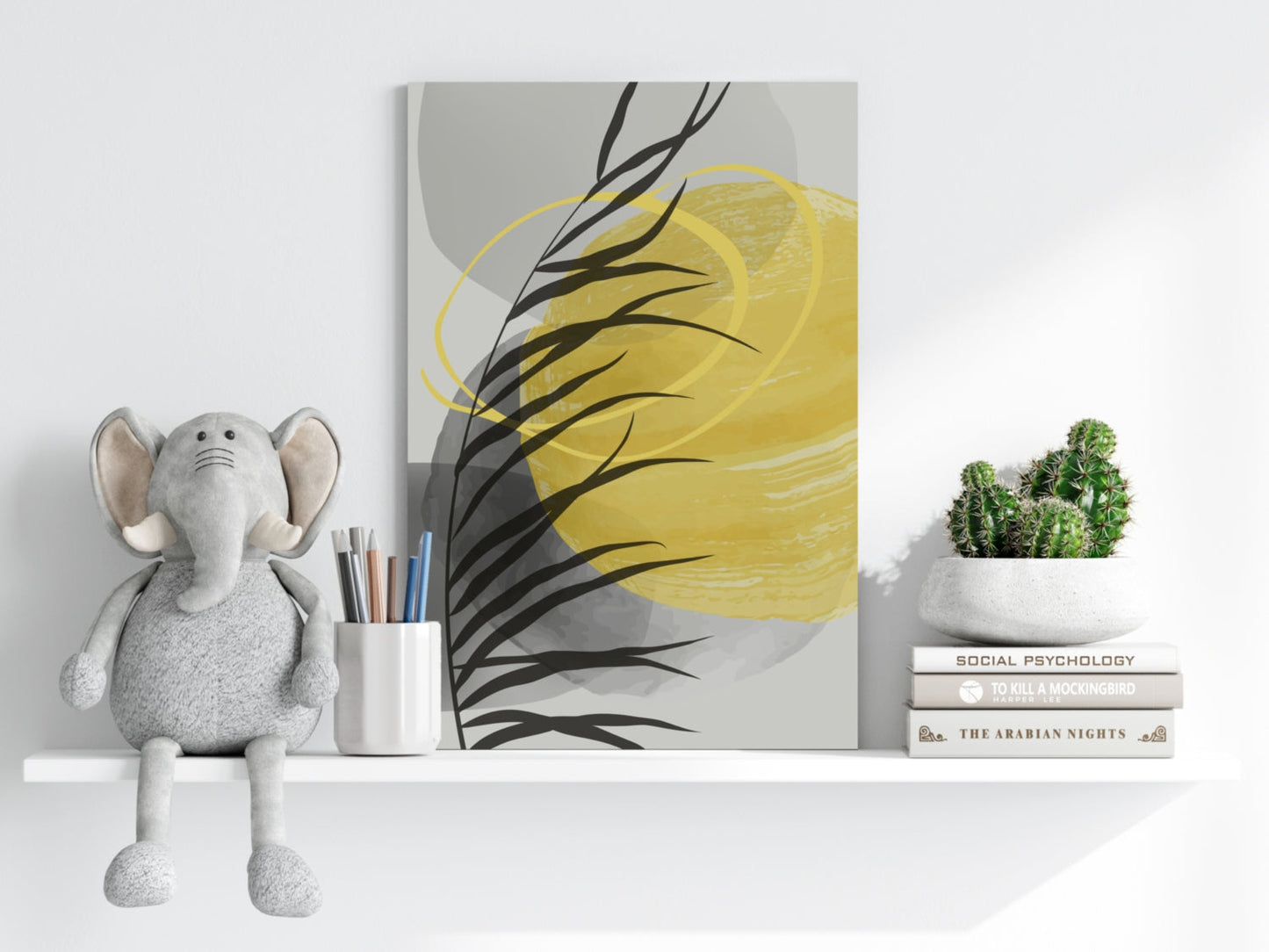 Line Art V8 – Brushed Aluminum Wall Art
