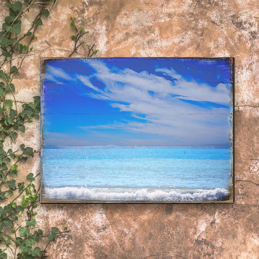 Beach Wood — Handcrafted Coastal Wooden Wall Art (Nature Wonders 95226‑3B)