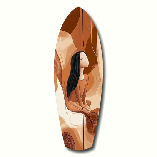 Solitude Drift – Sculptural Minimal Glass Wall Art