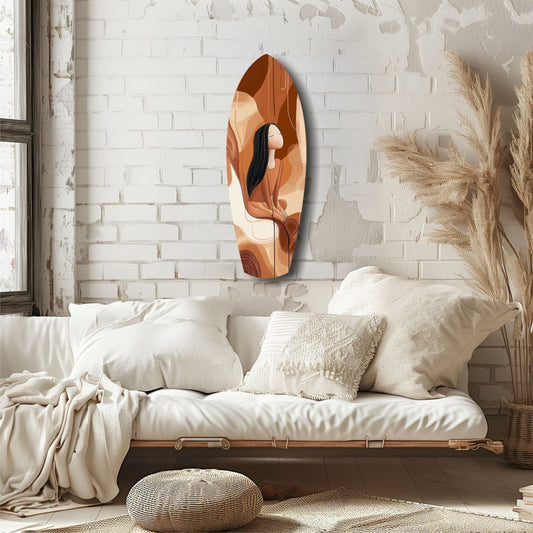 Solitude Drift – Sculptural Minimal Glass Wall Art