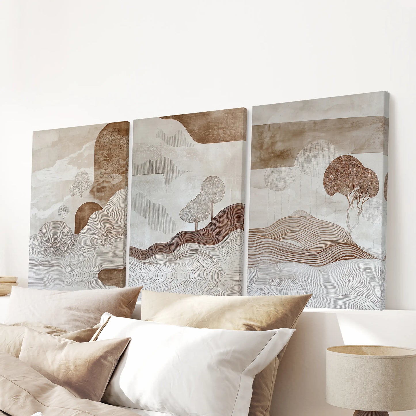 Wabi Sabi Line Art – 3 Piece Wall Art Set