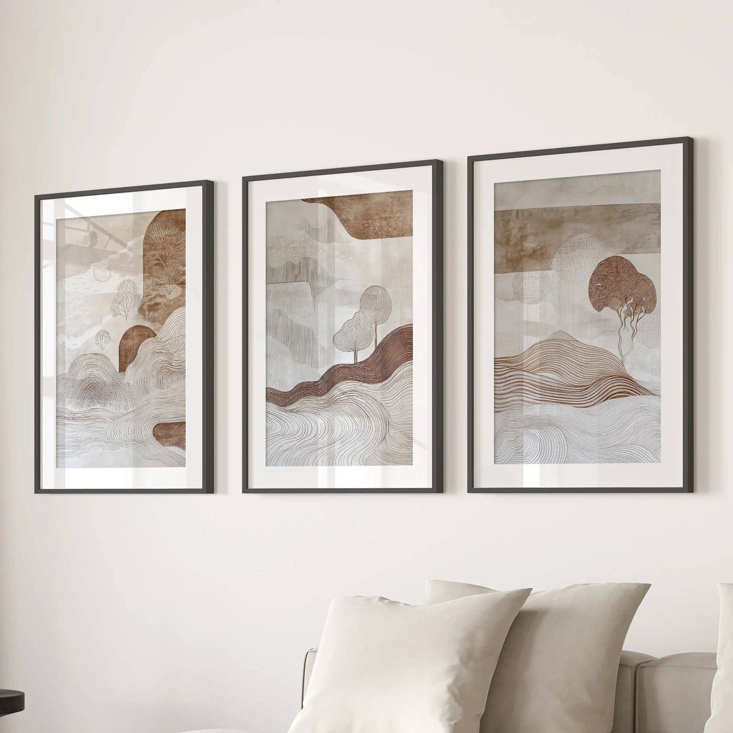 Wabi Sabi Line Art – 3 Piece Wall Art Set